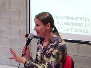 Maria Franziska Ridler duante la conferenza