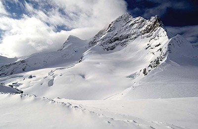 La catena alpina da Top of the Europe