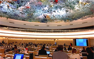 L’Assemblea dell’EMRIP alla Salle XX dell’ONU di Ginevra