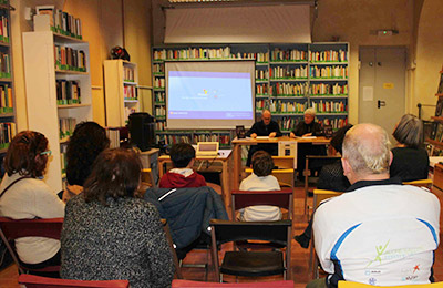 La presentazione del libro alla Biblioteca Comunale Casa del Parco del  XIV Municipio di Roma