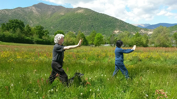 La pratica della Kemò-vad, la "danza spirituale" promossa dalla Scuola di Kemò-vad Sole Nero per la realizzazione del benessere individuale nella partecipazione all'armonia della Natura