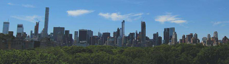 Skyline dalla terrazza del Metropolitan Museum