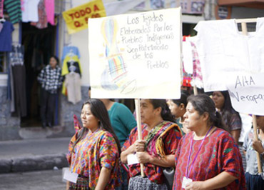  Caminata para entrega de popuesta. Foto: AFEDES 