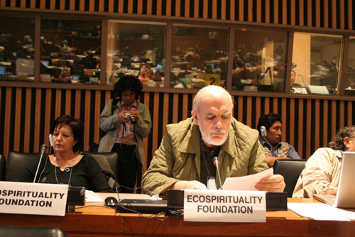 Giancarlo Barbadoro e Rosalba Nattero all’ONU di New York come delegati della Ecospirituality Foundation 