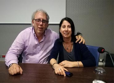 Il dottor Roberto Petrucci e la dottoressa Miriam Madau