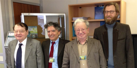 Luc Montagnier, Giuseppe Vitiello, Emilio Del Giudice e Alberto Tedeschi