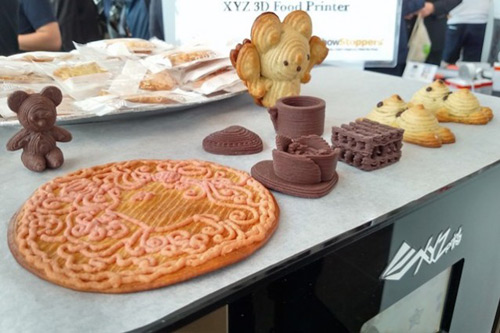 Pasticceria prodotta con stampante 3D