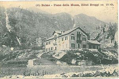 Balme in una foto d’epoca