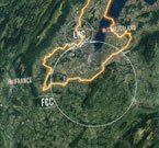 The proposed layout of the future circular collider (Image: CERN)