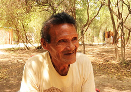 Gabide Etacore, an Ayoreo-Totobiegosode leader from the community of Arocojnadi. 2019 (Image: X. Clarke/Survival International)