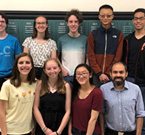 The 2019 CERN Beamline for Schools winners: (from left) Team from the West High School in Salt Lake City, USA (Image: Kara Budge) and team from the Praedinius Gymnasium in Groningen, Netherlands (Image: Martin Mug)