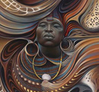 Illustration de la spiritualité africaine par Ricardo Chavez Mendez