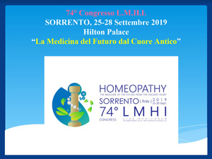 il 74° Congresso Mondiale Omeopatico della LMHI