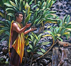 Una cerimonia Hawaiana in occasione del 31 ottobre, in cui si celebra Lono con offerte ai defunti, come nelle tradizioni celtiche 