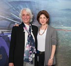 Il Presidente del Consiglio del CERN, Ursula Bassler e il Direttore Generale del CERN, Fabiola Gianotti (immagine: CERN)