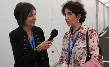 Fabiola Gianotti intervistata da Rosalba Nattero