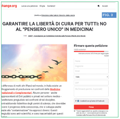 Petizione “Garantire libertà di cura per tutti: no al pensiero unico in medicina!”