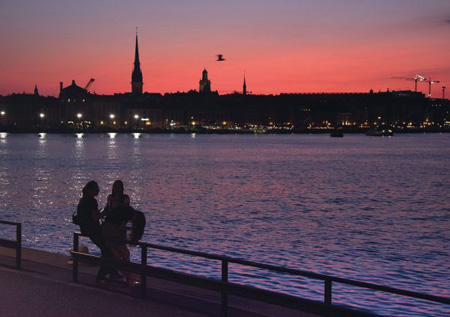 La città vecchia di Stoccolma vista da Fotografiska