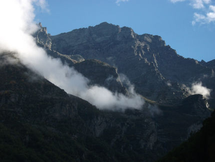 Nebbie sul massiccio della Leitosa