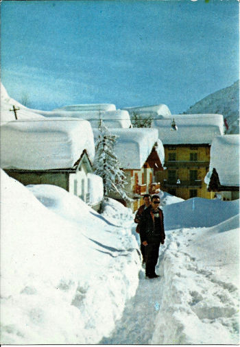 Una cartolina di Balme nel 1972