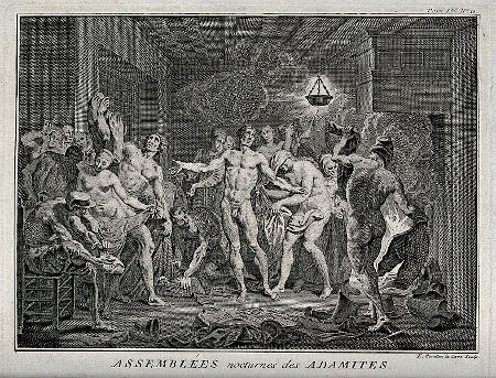 La setta degli Adamiti in un’opera di Francois Morellon la Cave del 1700