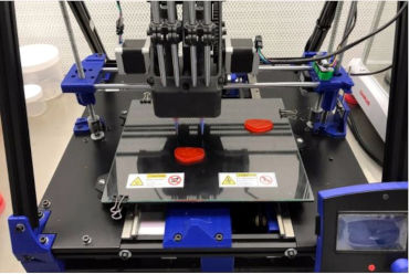 La stampante 3D con intelaiatura tridimensionale per produrre similcarne