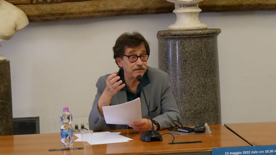 Massimo Wertmüller legge il suo intervento nell’ambito della Giornata Mondiale dell’Ecospiritualità