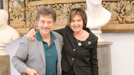 Massimo Wertmuller con Rosalba Nattero