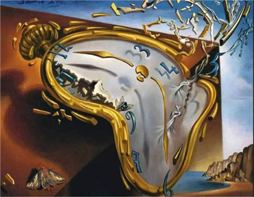 Salvador Dalí, “Melting Watch”, Acrilico 1954