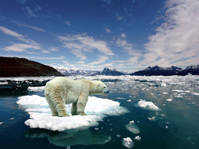 Le réchauffement climatique fait fondre la glace