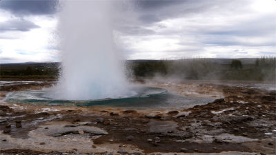 Geysir, il geyser più importante e più antico d’Islanda da cui proviene il nome stesso