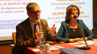 Filippo Portoghese durante il suo intervento